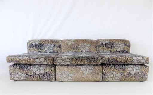 3x vintage modulaire stoelen