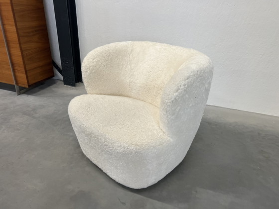 Image 1 of Gubi Stay Lounge Chair Large Sheepskin