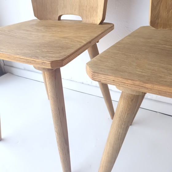 Image 1 of 2x vintage eetkamerstoelen