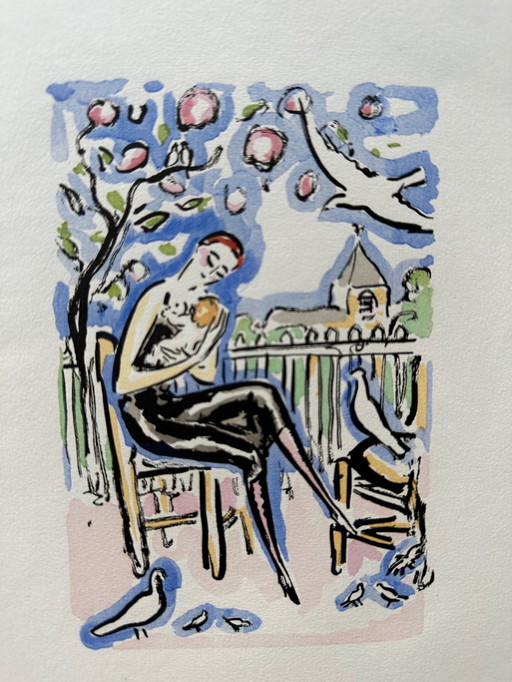 Kees van Dongen La Garconne 1925 pochoir