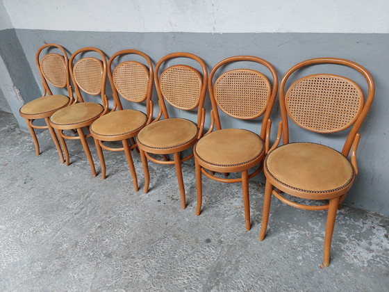 Image 1 of 6x Vintage webbing stoel