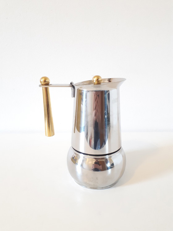 Image 1 of Guido Bergna Italy Kitty Oro  Espresso maker Koffie pot