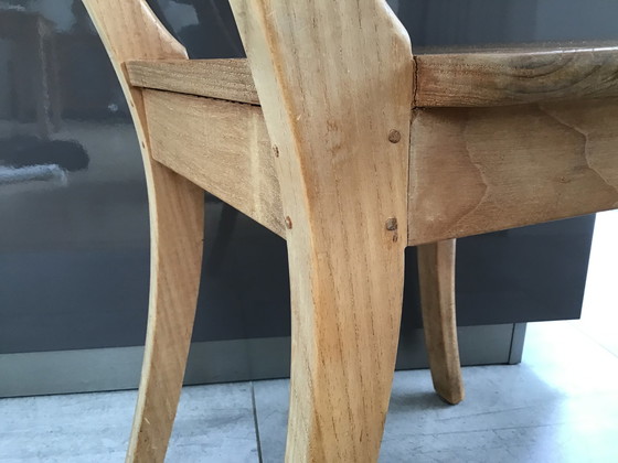 Image 1 of 6x Vintage teakhouten stoelen