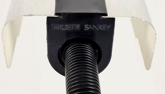 Image 1 of Vintage Italiaanse Targetti Design - Gooseneck - Desk Lamp - Verstelbaar - Buigbaar - Studielamp - Kantoorlamp - Nachtkastje lam