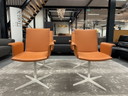 4 Bert plantagie Joni Draai stoelen oranje