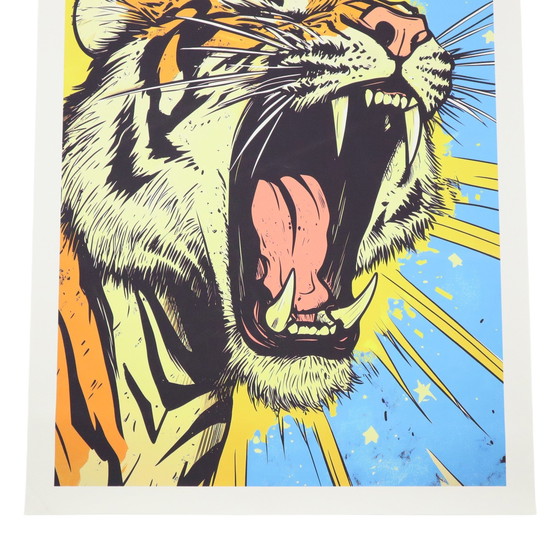 Image 1 of Uniek Tijger Kunstwerk Xl Giclée