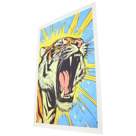 Image 1 of Uniek Tijger Kunstwerk Xl Giclée