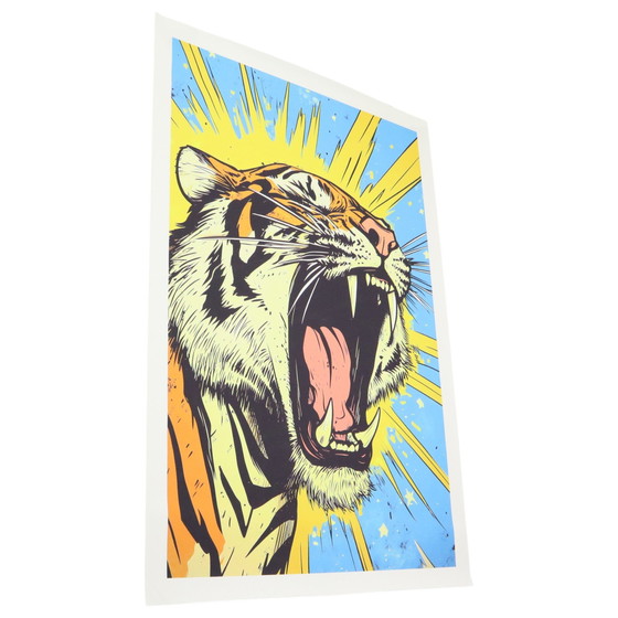 Image 1 of Uniek Tijger Kunstwerk Xl Giclée