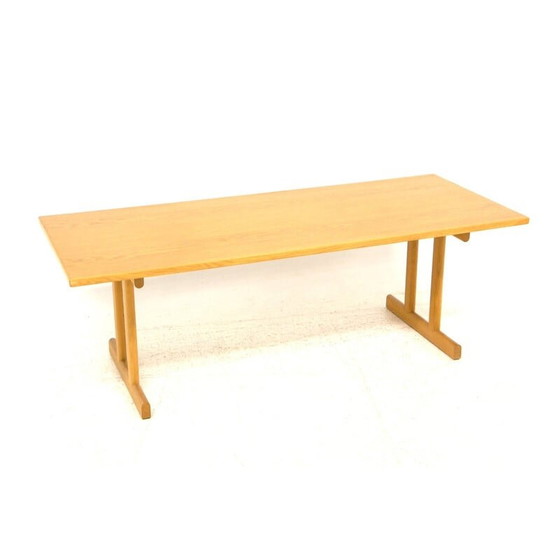 Image 1 of Vintage eiken salontafel, Zweden 1960