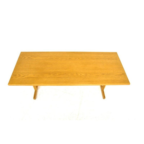 Image 1 of Vintage eiken salontafel, Zweden 1960