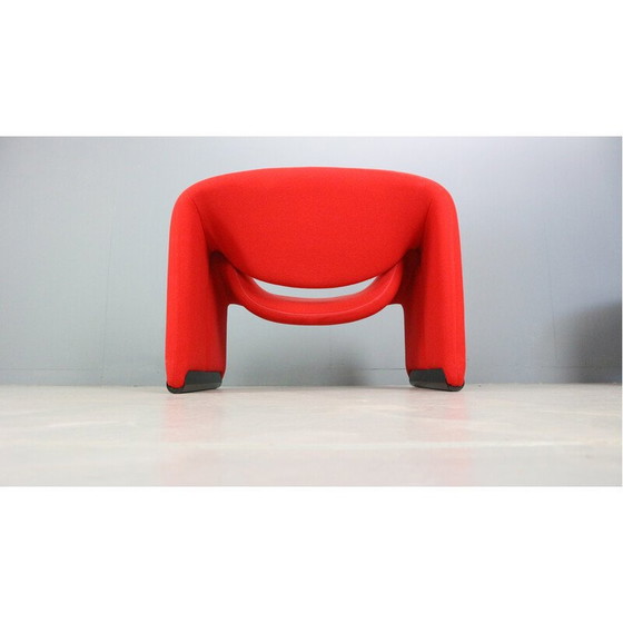 Image 1 of Paar vintage F598 stoffen stoelen van Pierre Paulin voor Artifort, Nederland 1972
