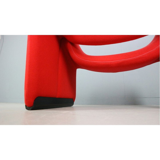 Image 1 of Paar vintage F598 stoffen stoelen van Pierre Paulin voor Artifort, Nederland 1972