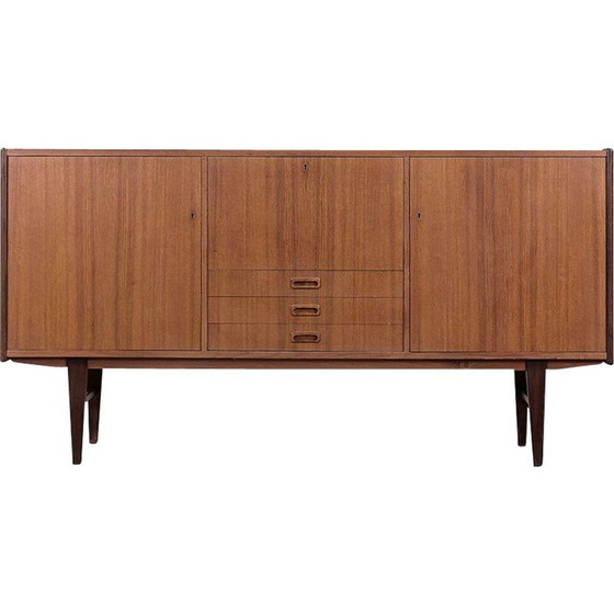 Image 1 of Scandinavisch teakhouten dressoir met laden, Zweden 1964