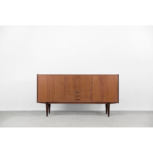 Scandinavisch teakhouten dressoir met laden, Zweden 1964