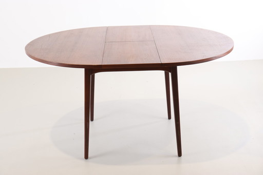 Webe teak tafel door Louis Van Teeffelen