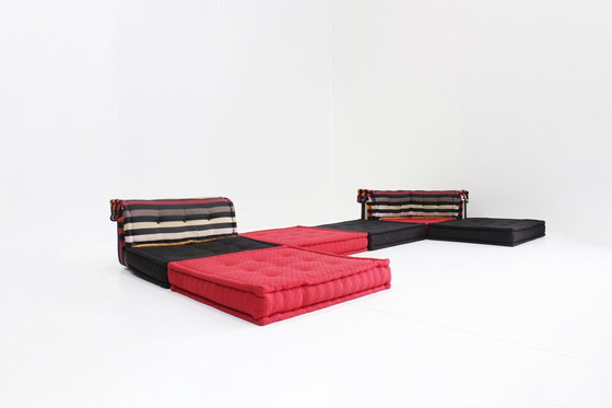 Image 1 of Roche Bobois Mah Jong Sofa Sonia Rykiel Ontwerp Van Hans Hopfer