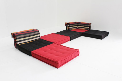 Roche Bobois Mah Jong Sofa Sonia Rykiel Ontwerp Van Hans Hopfer