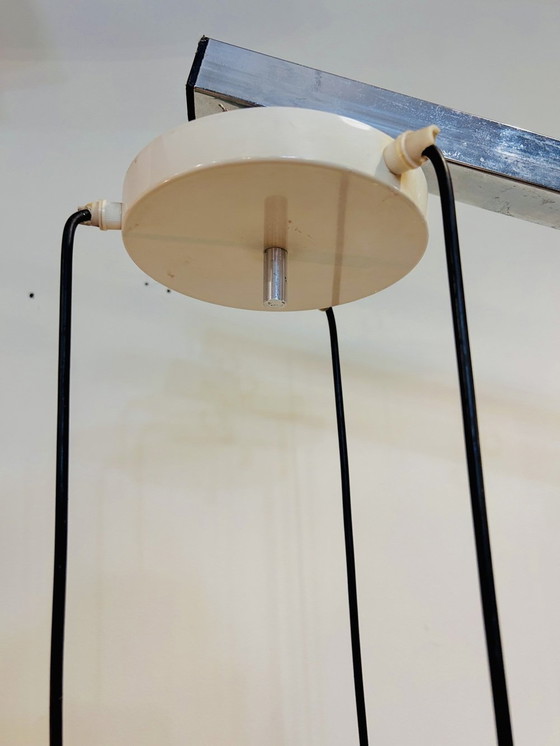 Image 1 of Cascade buisvormige chroom 3-lichts hanger