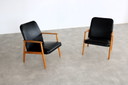 2x vintage armchairs