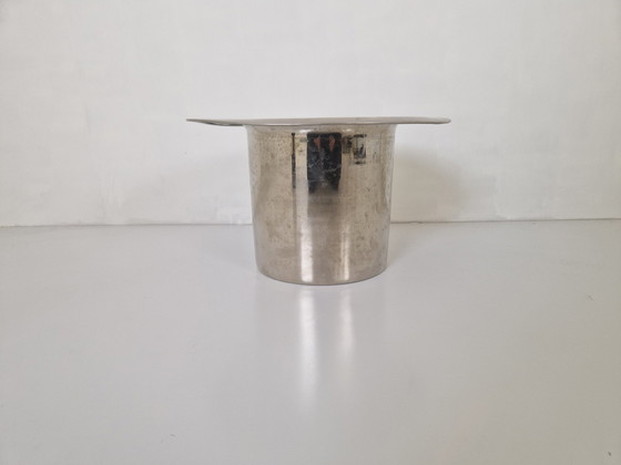 Image 1 of Metalen Art Deco stijl hoge hoed ijsemmer