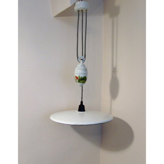 Image 1 of Vintage hanglamp met contragewicht, jaren 1930