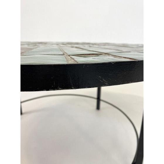 Image 1 of Mid-century mozaïek salontafel van Rogier Vandeweghe voor Amphora, België 1950