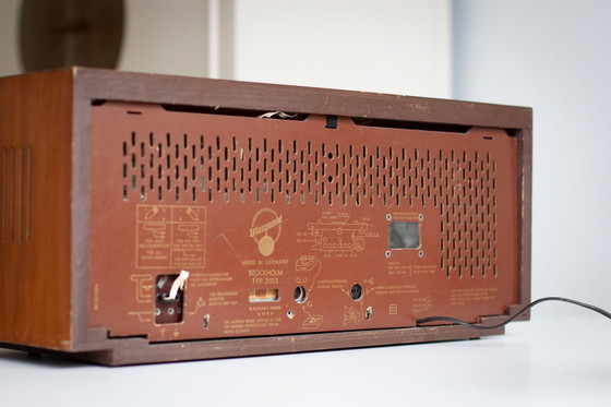 Image 1 of Vintage Stockholm 21150 Am/Fm Houten Radio Mid Century 1960S