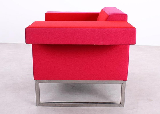 Image 1 of Casala Palau bricks fauteuil rood/roze