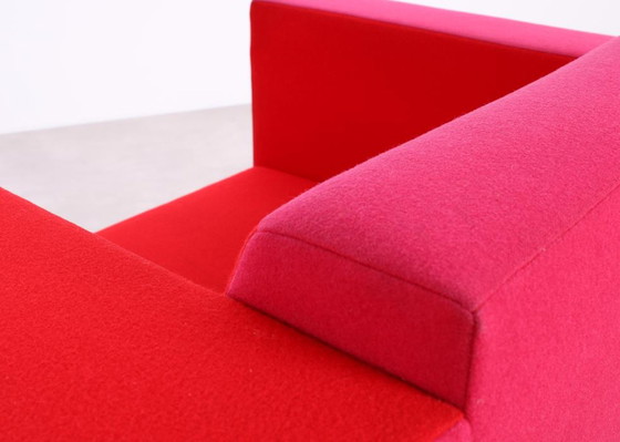 Image 1 of Casala Palau bricks fauteuil rood/roze