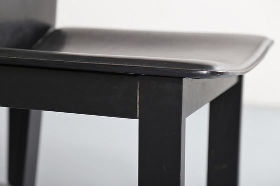 Image 1 of 6x Vintage Italiaanse eetkamerstoelen