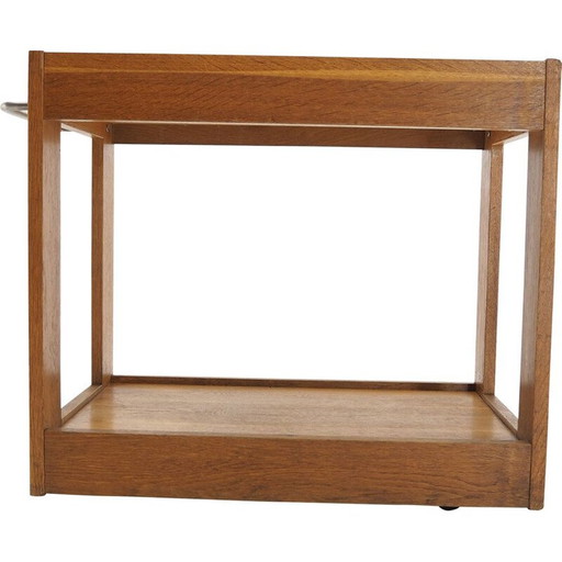 Vintage houten barkar, Tsjechoslowakije 1970