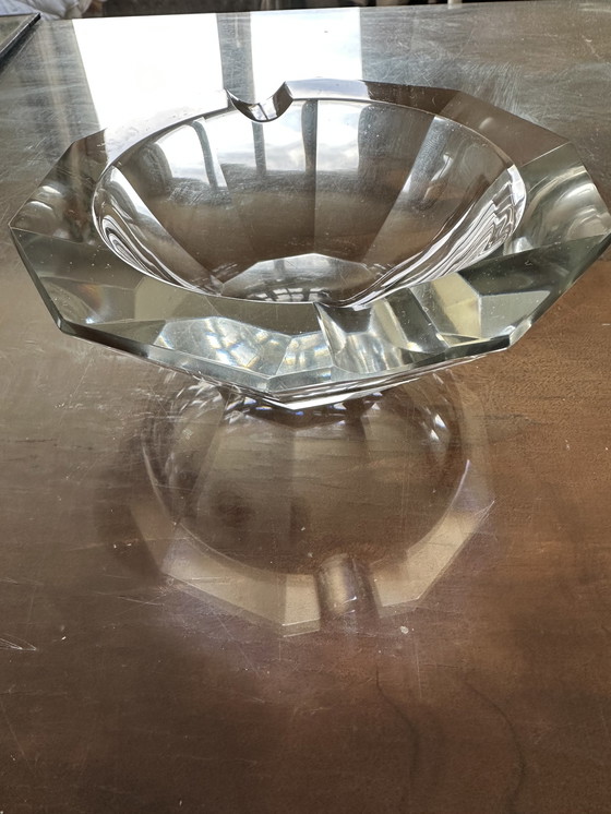 Image 1 of Baccarat kristallen diamanten asbak - Art-Deco periode