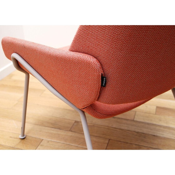 Image 1 of Monk vintage fauteuils in gebeitst metaal en stof voor Prostoria