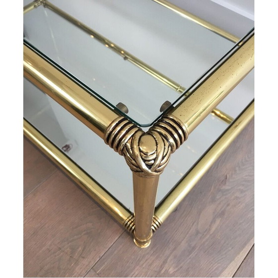 Image 1 of Vintage messing salontafel, 1970