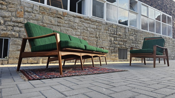 Image 1 of Arne Wahl Iversen Mid Century zitgroep 60s Danishfurniture