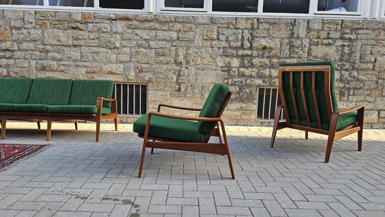 Image 1 of Arne Wahl Iversen Mid Century zitgroep 60s Danishfurniture