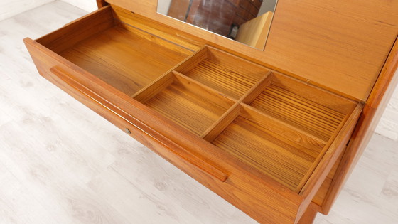 Image 1 of Vintage Secretaire | Bernhard Pedersen | Teak | Tambourdeur