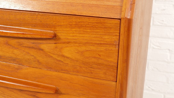 Image 1 of Vintage Secretaire | Bernhard Pedersen | Teak | Tambourdeur