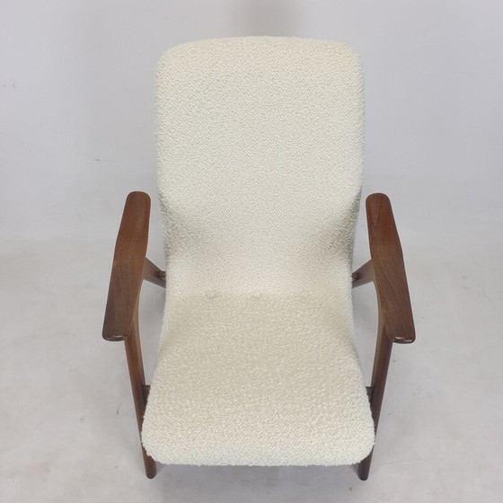 Image 1 of Paar vintage teakhouten fauteuils van Louis van Teeffelen voor Wébé, Nederland 1960