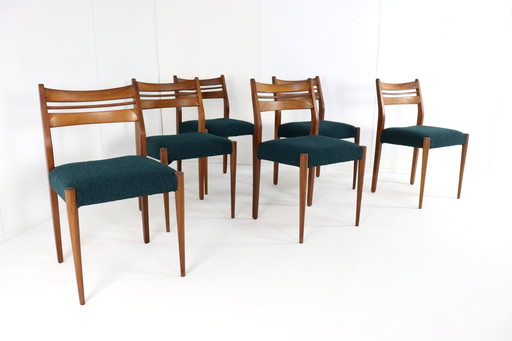 6X Eetkamerstoelen Stoelen 'Witzeese' Vintage