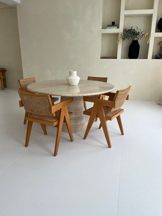 Image 1 of Aime Té FLOW eettafel travertine