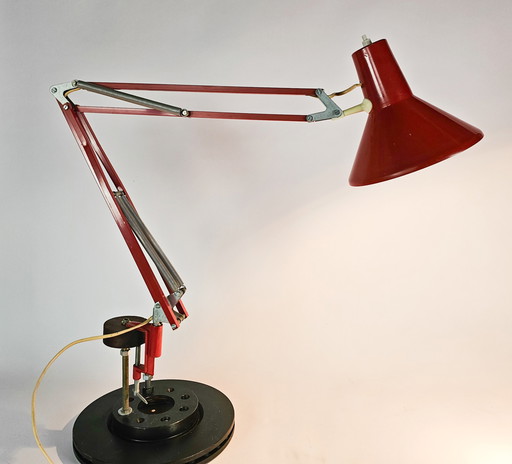 HCF - architectenlamp - klemlamp - model 84 - Denemarken - 1970's