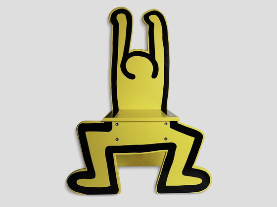 Image 1 of Keith Haring kinderstoel / decoratief object geel