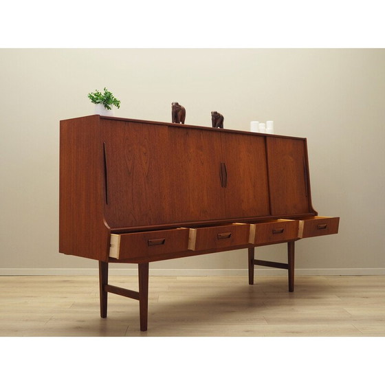 Image 1 of Vintage teakhouten highboard, Denemarken 1960