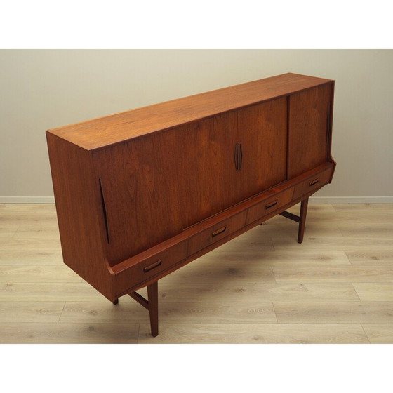 Image 1 of Vintage teakhouten highboard, Denemarken 1960
