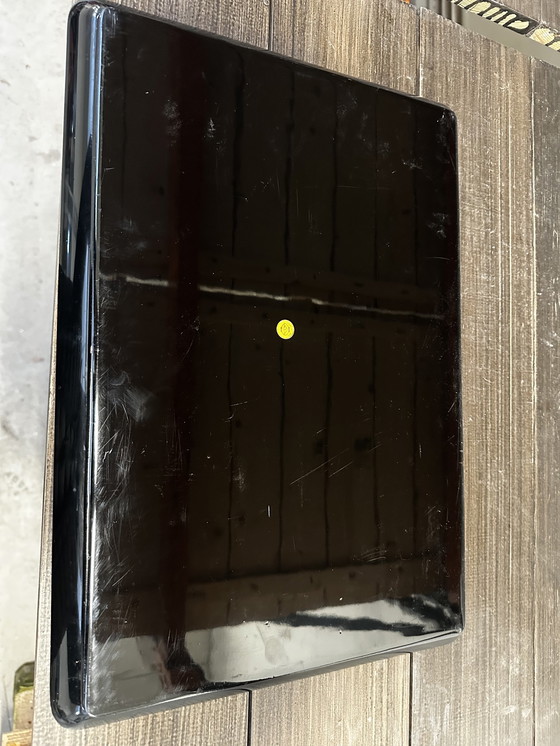 Image 1 of Groot Japans Houten Dienblad Zwart En Goud Gelakt 49 / 34 Cm