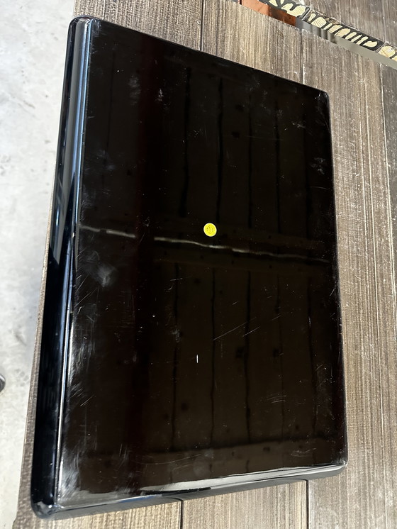 Image 1 of Groot Japans Houten Dienblad Zwart En Goud Gelakt 49 / 34 Cm