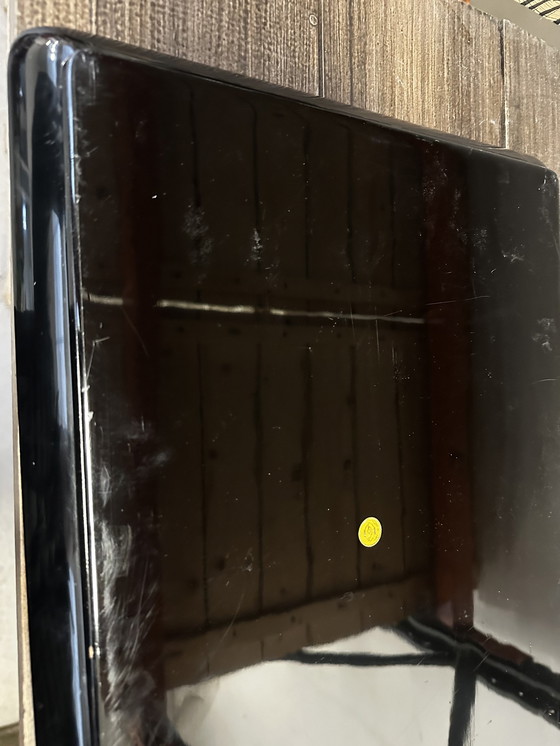 Image 1 of Groot Japans Houten Dienblad Zwart En Goud Gelakt 49 / 34 Cm