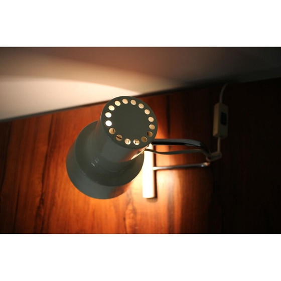 Image 1 of Vintage witte tafellamp van Napako, Czehcoslovakia 1970