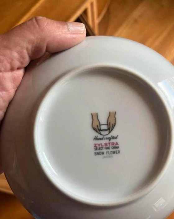 Image 1 of Zylstra Porseleinen Servies Wit